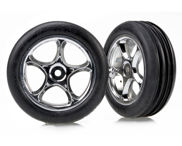 Bandit Tracer 2.2 Chrome Wheels W/ Preglued Alias Tires (2) photo