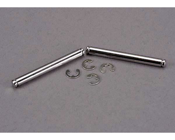 Suspension pins, 31.5mm, chrome (2) w/ E-clips (4) photo
