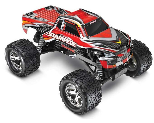Red Stampede: 1/10 Scale Monster Truck with Tq 2.4ghz photo