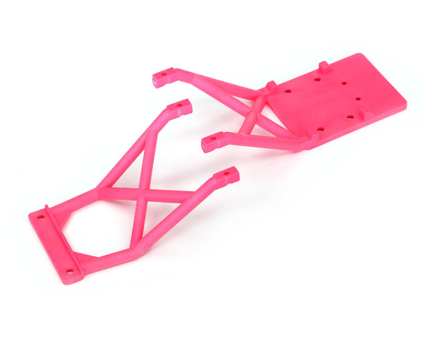 Skid Plates Front and Rear; Pink for Stampede photo