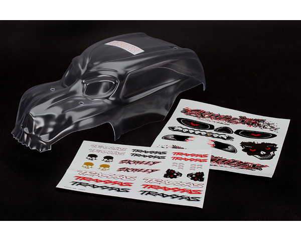Body, Skully, heavy duty (clear, requires painting)/ decals photo