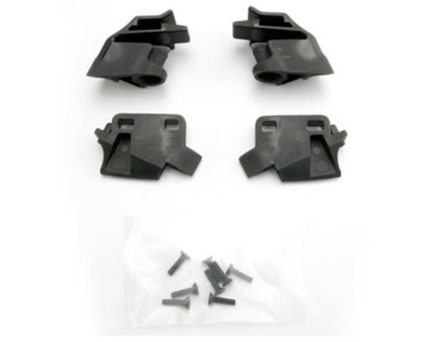 Retainer, battery hold-down, front (2)/ rear (2)/ CCS 3x12 (4) photo