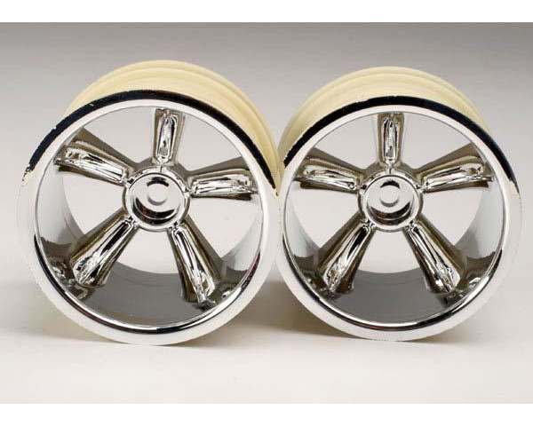 TRX Pro-Star chrome wheels (2) (rear) (for 2.2 tires) photo