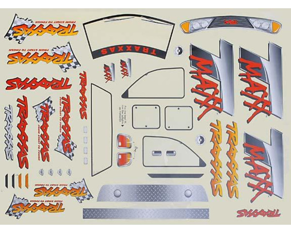 Decal sheet, T-Maxx (use with 4911X body) photo