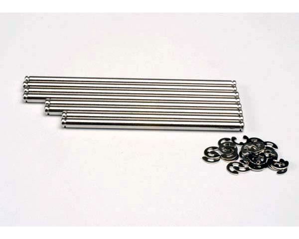 Suspension pin set, stainless steel (w/ E-clips) photo