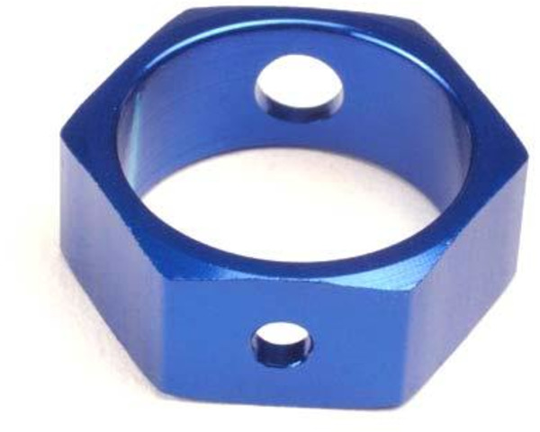 Brake adapter, hex aluminum (blue) (use with HD shafts) photo