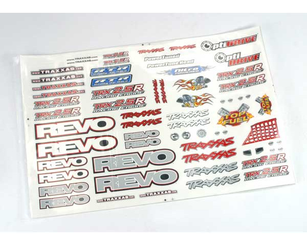 Decal set, Revo (Revo logos and graphics decal sheet) photo