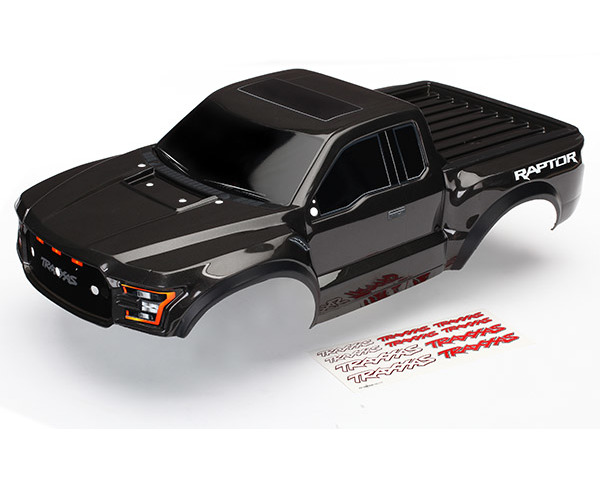 Short Course Body 2017 Ford Raptor Black (Heavy Duty)/ Decals photo