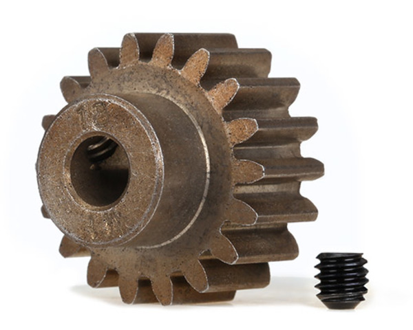 Gear, 18-T pinion (1.0 metric pitch) (fits 5mm shaft)/ set screw photo