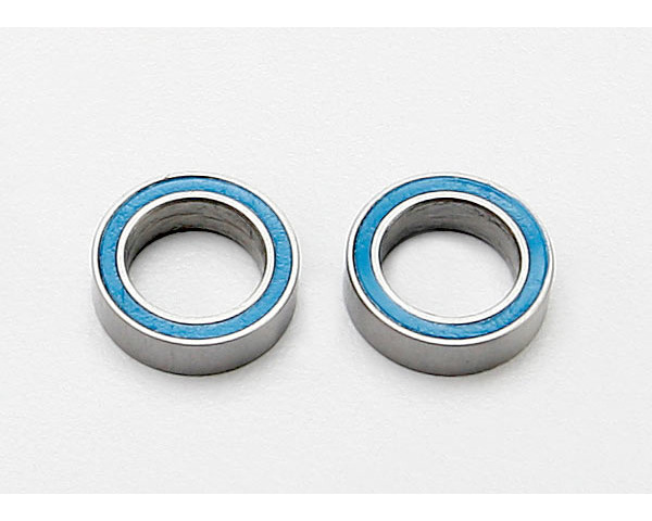 Ball bearings, blue rubber sealed (8x12x3.5mm) (2) photo