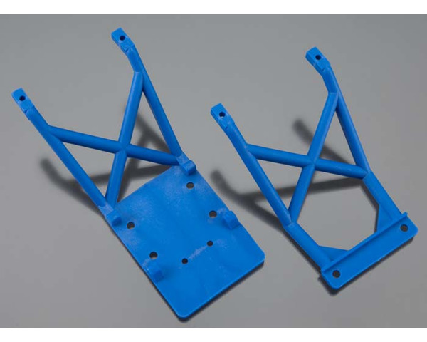 Skid plates, Front & Rear (blue) photo