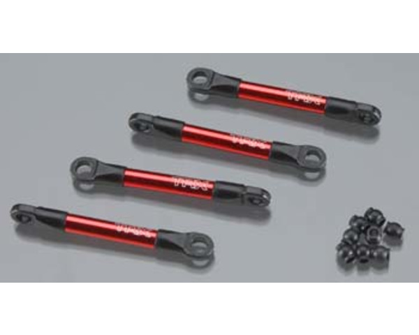 Push rods, aluminum (red-anodized) (4) (assembled with rod ends) photo