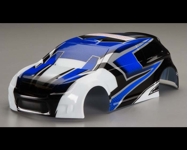 Body, LaTrax 1/18 Rally, blue (painted)/ decals photo