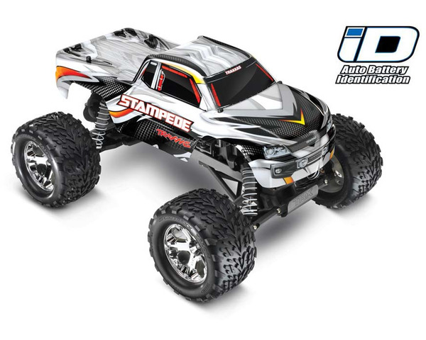Stampede Monster Truck RTR w/ID w/2.4Ghz Silver photo