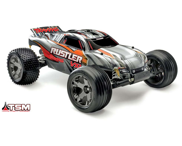 1/10 Rustler 2wd RTR Vxl with Tsm brushless Silver photo