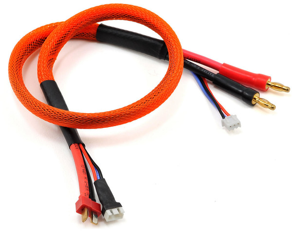 Lightning Charge Lead T-Plug (Deans Style) with 4mm Charger Plug photo