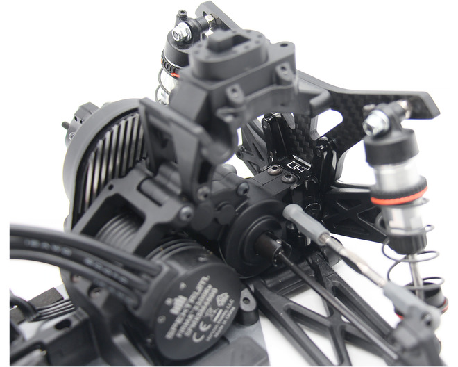 6061 Rear Bulkhead Black: 22S Sprint photo