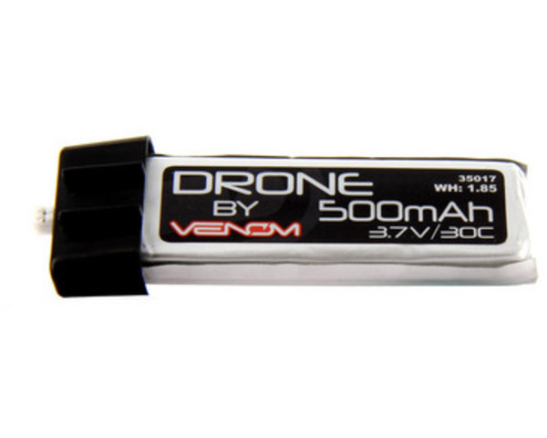30C 3.7V 500mAh 1S LiPo Drone : E-Flite MCX Plug photo