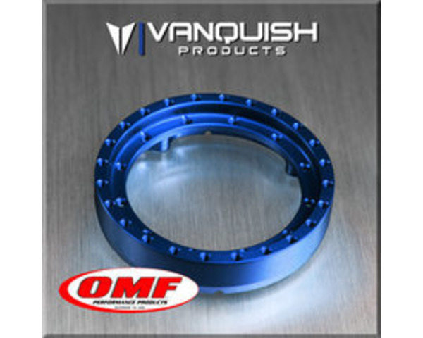 Omf 1.9 Front Ring Blue Anodized photo