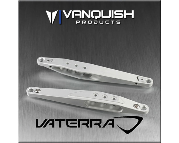 Vaterra Twin Hammers Trailing Arms Clear Anodized photo