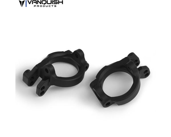 Aluminum Front Caster Blocks for Axial Yeti Black photo