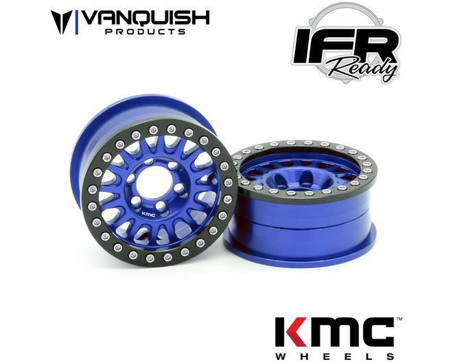KMC 1.9 KM445 Impact Blue Anodized photo