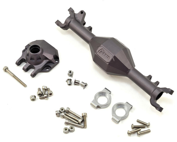 Currie F9 Scx10-Ii Front Axle Grey Anodized photo