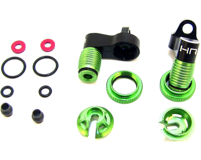 Tap to zoom Aluminum Reservoir Shock Upgrade Kit (Green/Black)