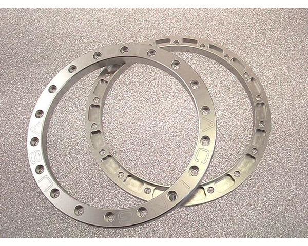 Tap to zoom discontinued Silver Alum. bead-lock ring (2)
