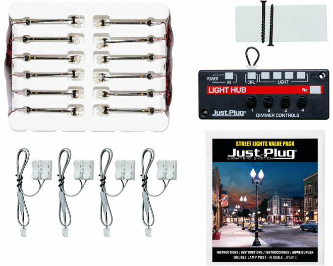 Double Lamp Post Value Pack - N Scale photo