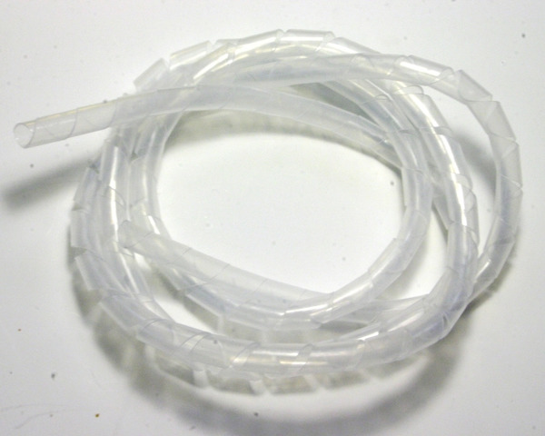 discontinued White Spiral Wire Wrap 6mm 1 M photo
