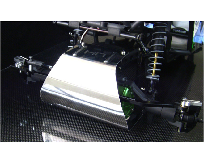 Tap to zoom Stainless Skid Plate Bumper: Wraith Ridgecrest