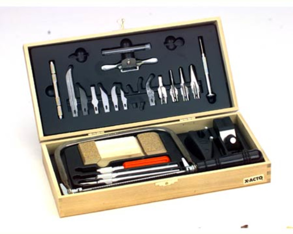 discontinued X-Acto Deluxe Hobby Tool Set w/Chest photo
