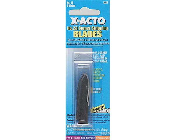 X-Acto #23 Corner Stripping Blade Carded (5) photo