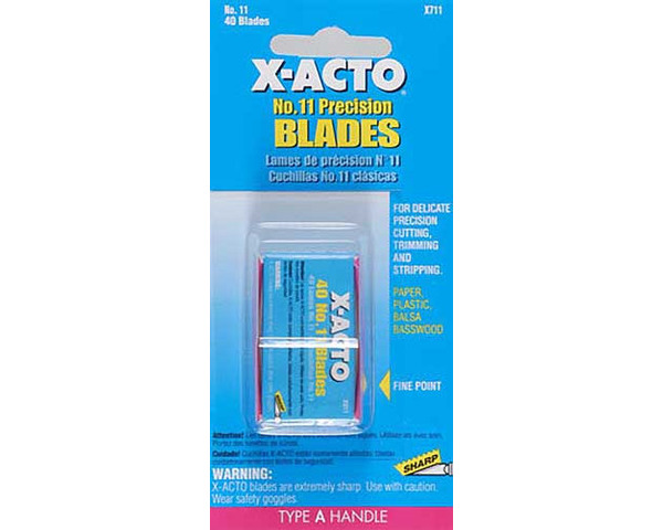 X-Acto #11 Fine Point Blade Carded Handi Pack (40) photo