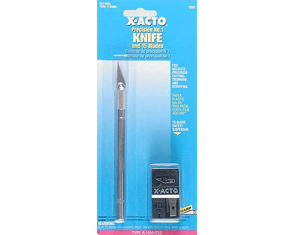 X-Acto #1 Precision Knife W/15 #11 Blades/Dispenser photo
