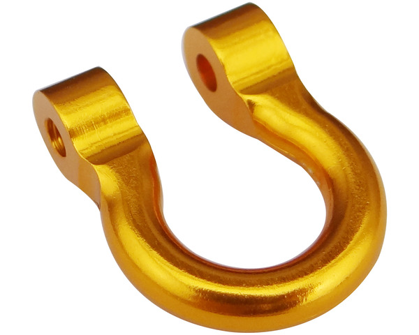 discontinued  1/10 Scale Aluminum Orange Tow Shackle D-Rings (4) photo