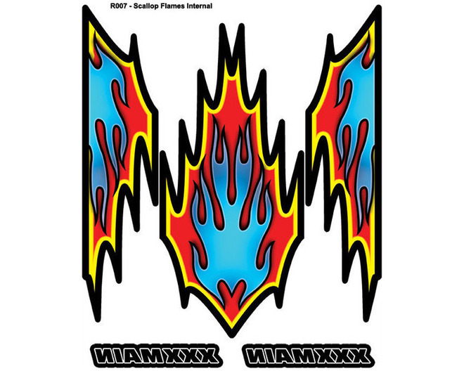 Scallop Flames Internal Graphic photo