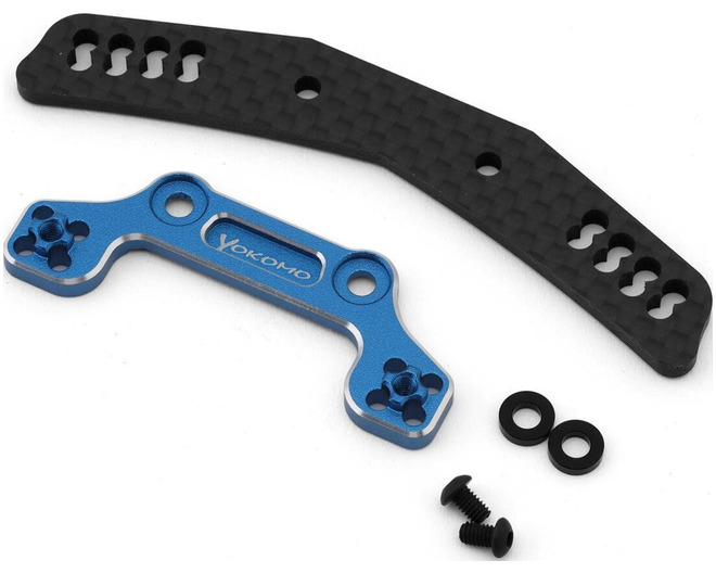 Carbon Fiber/Aluminum Hybrid Front Shock Tower (Blue) (Yd-2/Rd/S photo